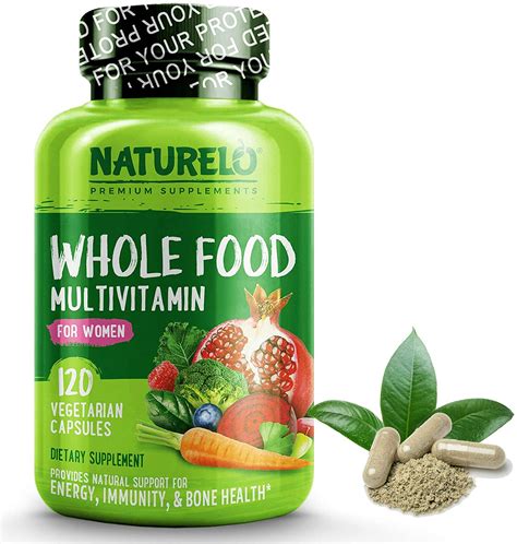 NATURELO Whole Food Multivitamin for Women Iron Free Natural