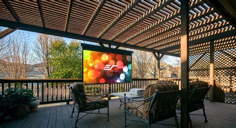 Top 10 Best Outdoor Projector Screens in 2021 Reviews Guide