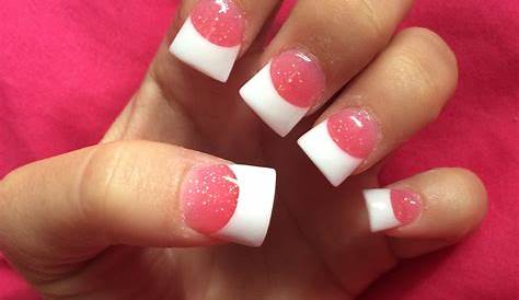Best Pink And White Nails Near Me Tip With Tips