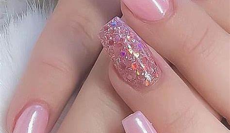 28 Fantastic Pink Nail Designs Glitter Color Combos Pink nail art