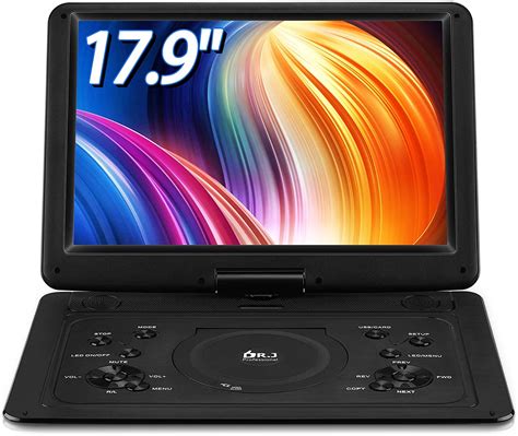 Dual Screen Portable Dvd Player For Car With Wireless Headphones