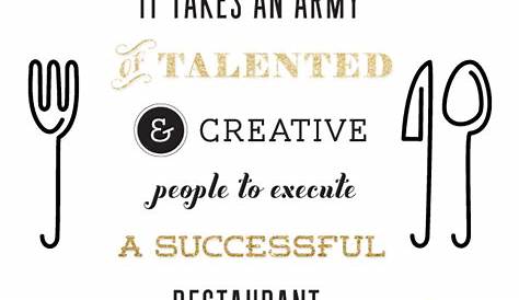 Best Quotes For Restaurant Employees Motivational