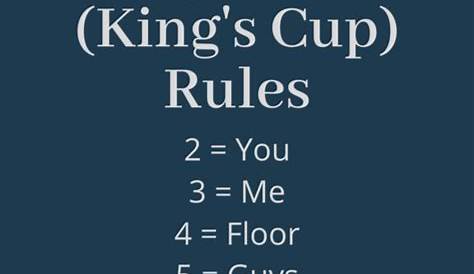 Best Ring Of Fire Rules Reddit With Variations And Printables