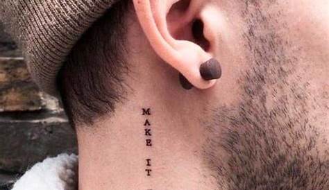 35 Cool And Stylish Small Neck Tattoos For Guys