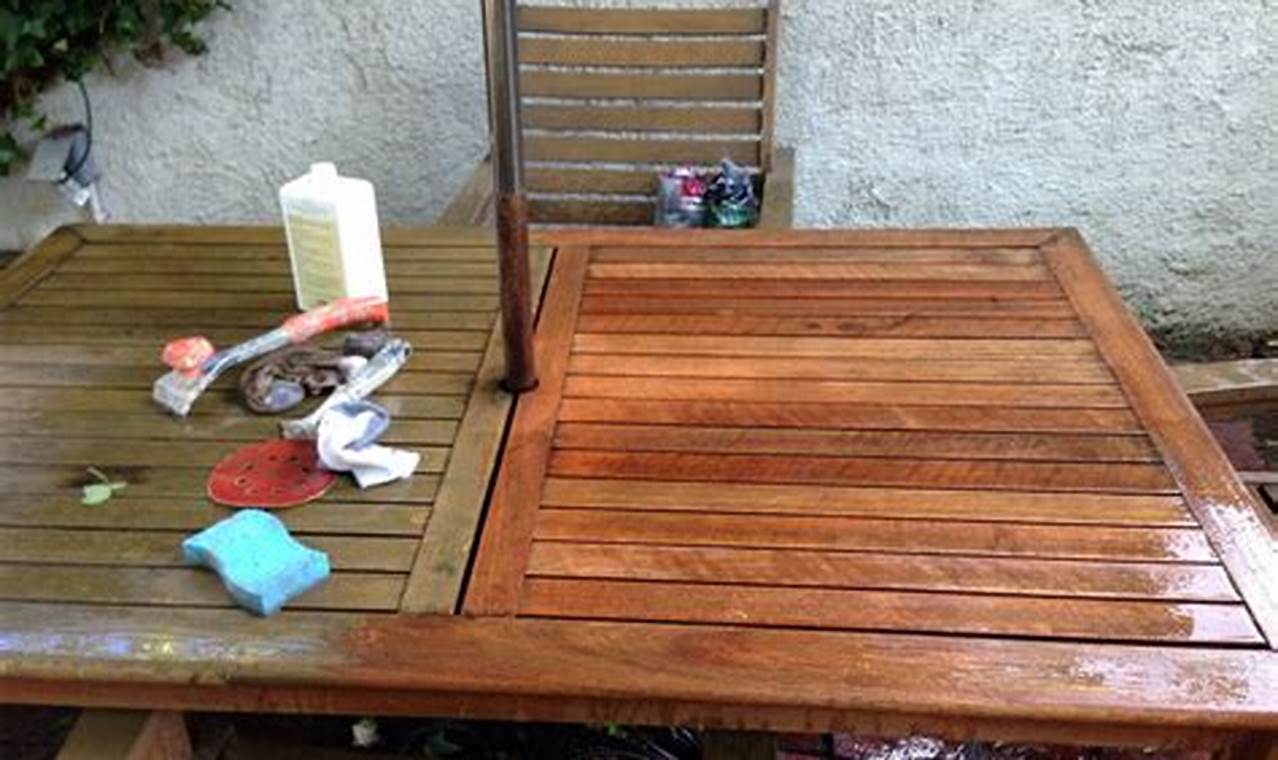 best stain for teak outdoor furniture