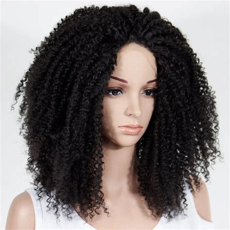 Kalyss Short Afro Kinky Curly Wigs for Black Women Premium Synthetic