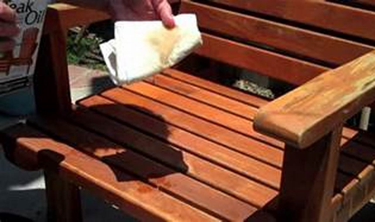 best treatment for teak garden furniture
