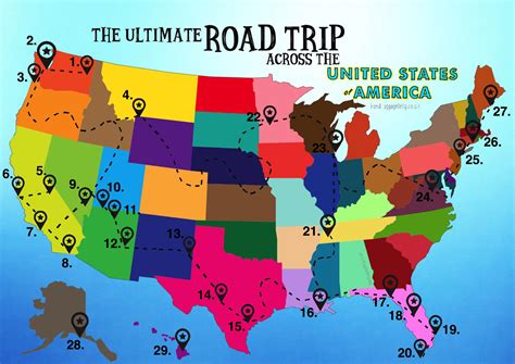 Best Usa Road Trip Map