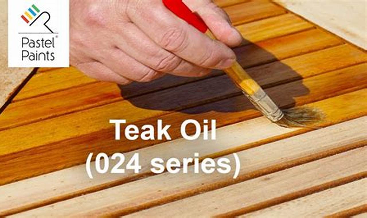 best way to apply teak oil