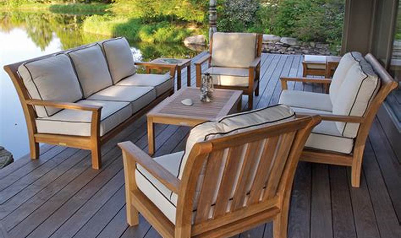 best way to care for teak outdoor furniture