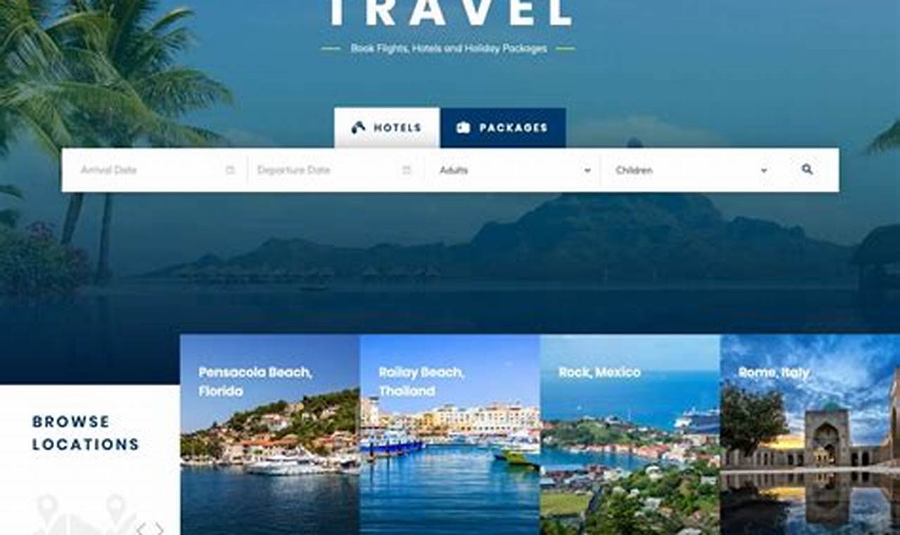 best website builder for travel agency