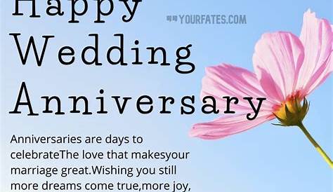 Happy Anniversary Wishes For a Couple | Marriage Anniversary Greetings