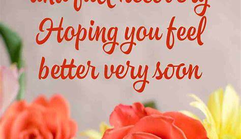 65 Get Well Wishes: Sympathy Messages for a Speedy Recovery - Sympathy