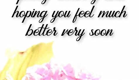 Get Well Soon Quotes for Family and Loved Ones