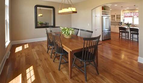 Clean hardwood floors Cherry wood Ceiling Dining Rooms (With images