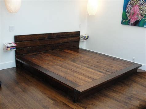 Easy DIY Platform Bed Ideas 61 Bed frame and headboard, Diy bed frame