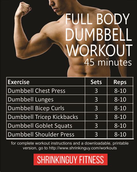 Free Best 45 Minute Weight Workout At Home
