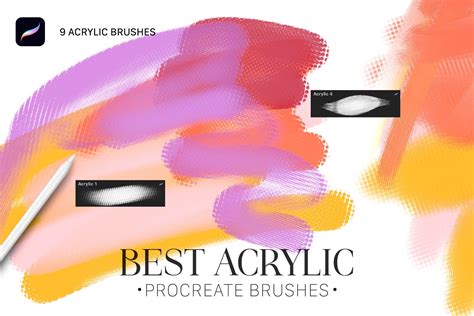 Best Acrylic Brushes Procreate