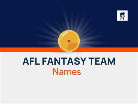 best afl fantasy team names