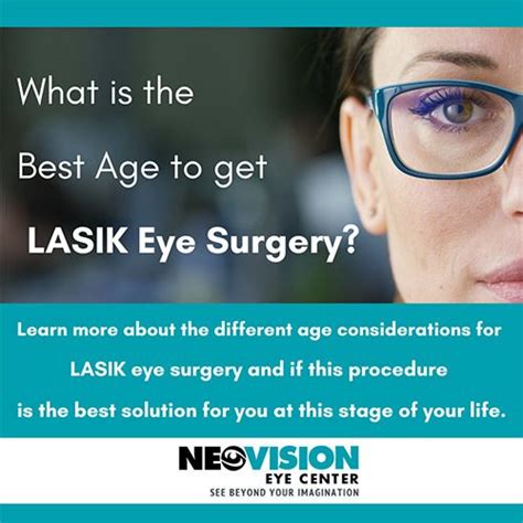 best age to get laser eye surgery