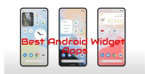 Best Android Apps With Widgets