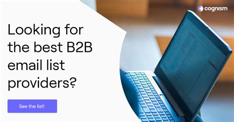 best b2b email list providers