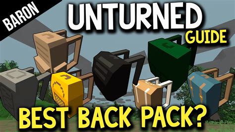 Best Backpack Unturned
