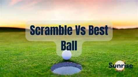 best ball scramble