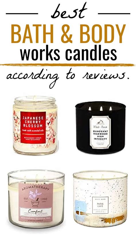 best bath and body works candles deals