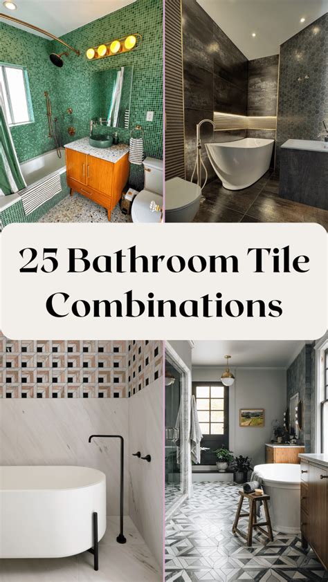Best Bathroom Tile Combinations