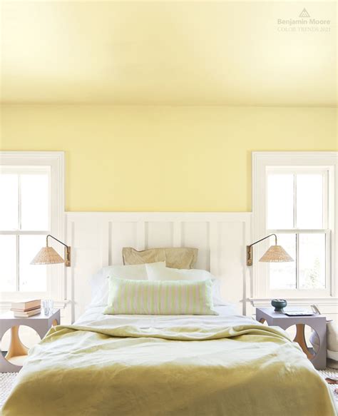 Best Benjamin Moore Yellow Bedroom