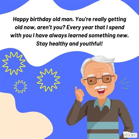best birthday wishes for elderly man
