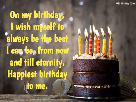 best birthday wishes to wish yourself