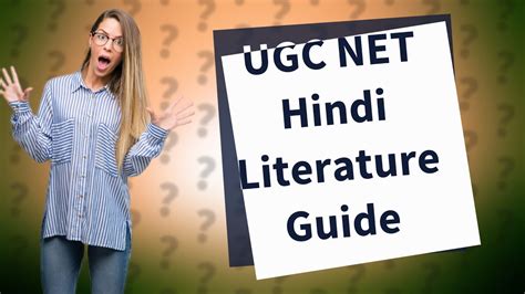 best books for ugc net hindi literature