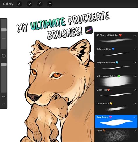 Best Brushes For Colouring Procreate