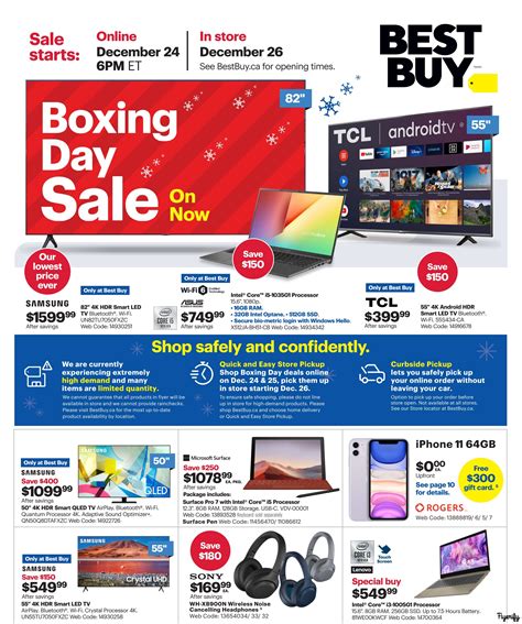 best buy canada boxing day sales