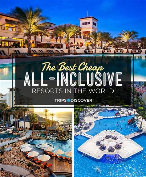 best cheapest all inclusive resorts in the world