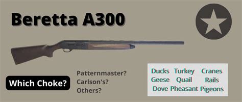 Enhance Your Beretta A300 Outlander's Performance with the Best Choke: Top Picks and Reviews