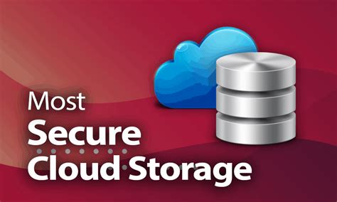 best cloud storage secure