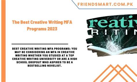 Best creative writing programs in canada