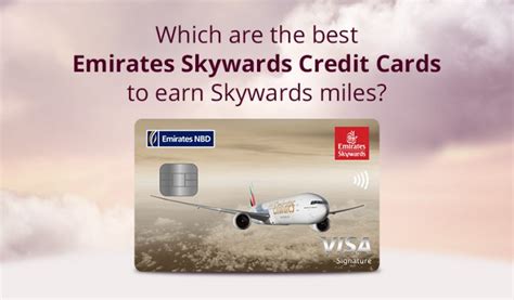 best credit card for emirates skywards miles