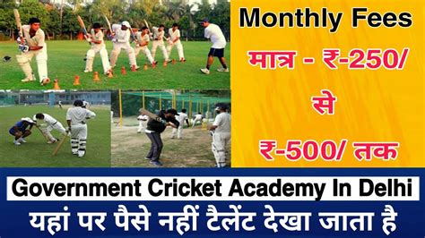 best cricket academy in delhi with fees