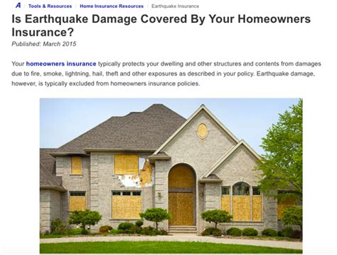 best earthquake insurance companies
