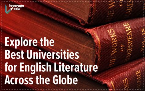 best english literature university courses