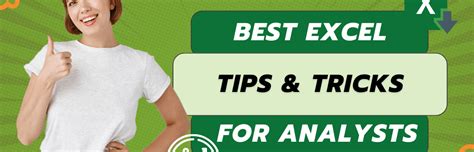 best excel tips for analysts