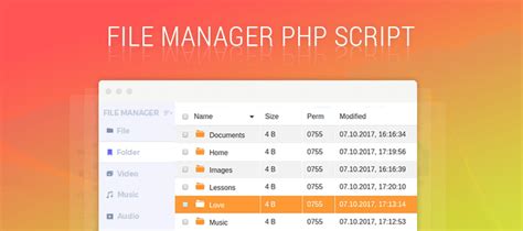 Best File Manager Php