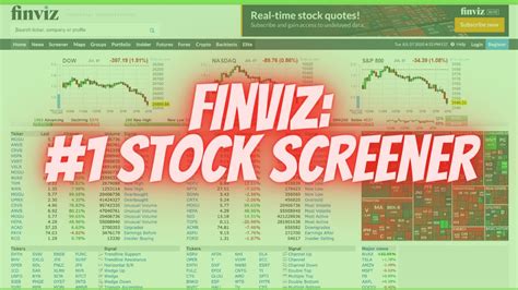 best finviz screener for day trading