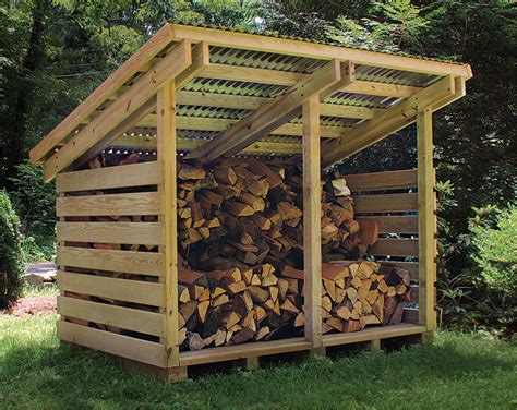 4×16 Firewood Shed Plans PDF Download HowToSpecialist