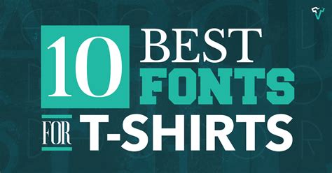best font for shirt design
