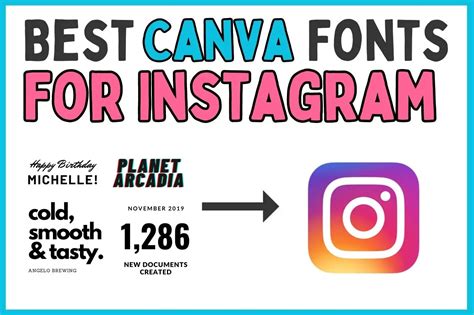 best font to use for instagram posts